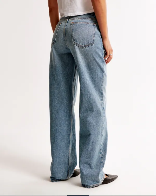 Abercrombie Jeans Mid-Rise Slouchy - Image 4