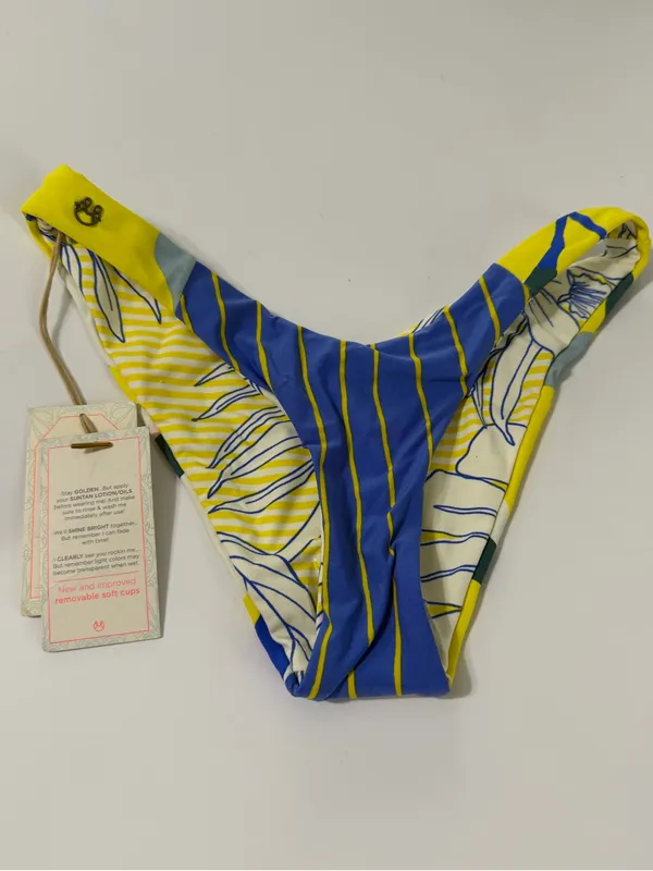 Maaji swim‎ bikini bottoms reversible new size small NWT cheeky style beachwear - Image 4
