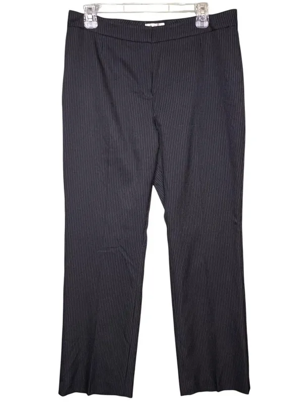 Le Suit Pants Womens 10P Petite Pinstripe Dress Career Office Workwear - Image 11