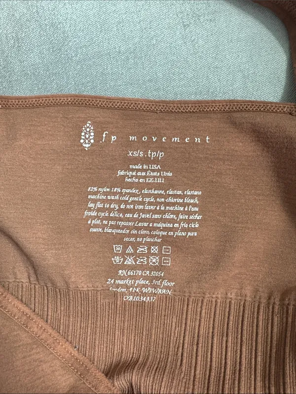Free People Good Karma Crop Desert Dune Size XS/S - Image 11
