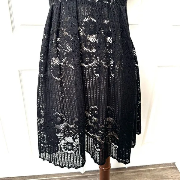 Free People black Rocco lace dress - Image 10