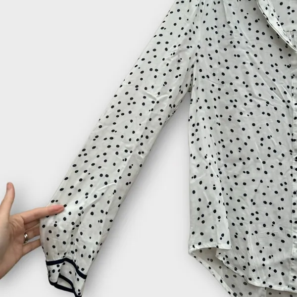Maeve Anthropologie Polka Dot Blouse - Image 3