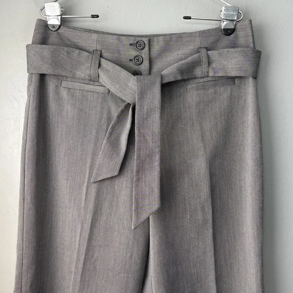 Adolfo Trouser Gauchos Pants Size 12 High Rise Career Wide Leg 90s Y2K Capris - Image 2