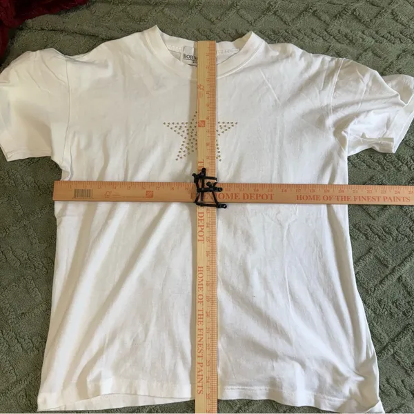 Bob Mackie Studio Vintage White Star T-Shirt - Image 7