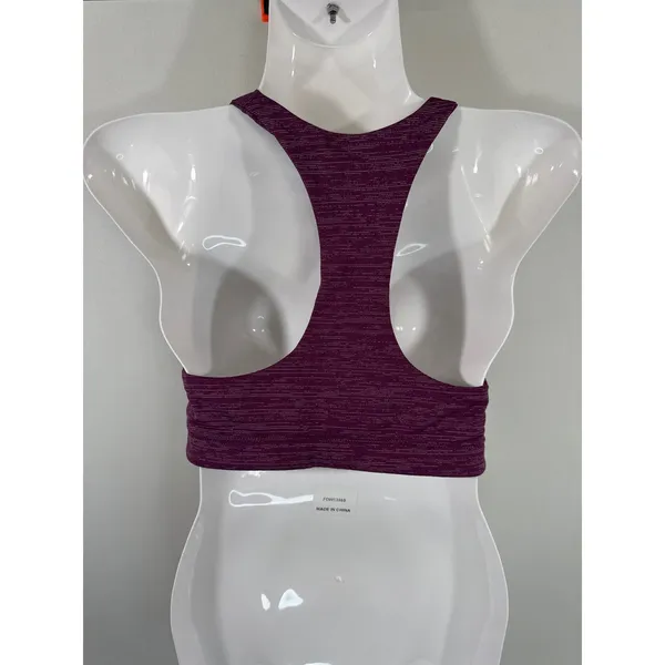 Outdoor Voices‎ Racerback Sports Bra Plum Purple Space Dye Women's XS Sporty - Image 6