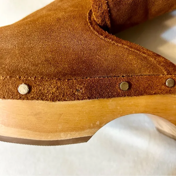 Dolce Vita Closen Slip-On Studded Clog Cognac Suede Size 7.5 - Image 13