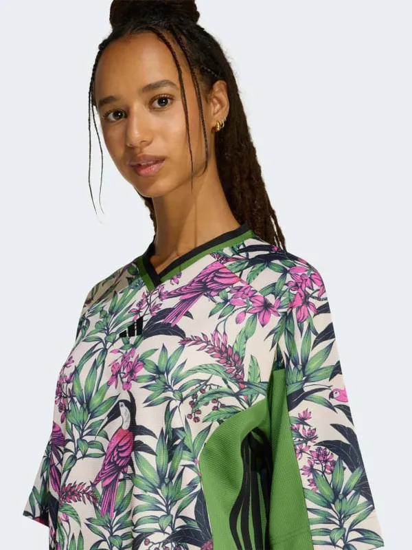 Farm Rio X Adidas Premium T-Shirt XS NWT - Image 3