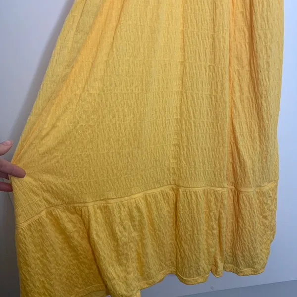 Free People Beach La La Maxi in Bird Of Yellow Womens Small - Image 4