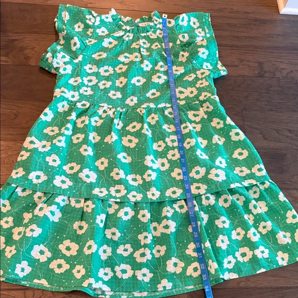 THML Floral Flutter Sleeve Dress Sz M - Image 7