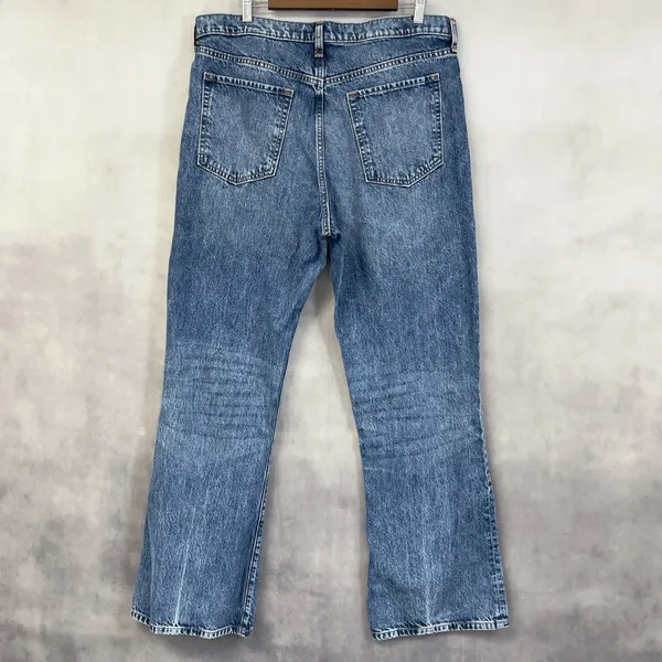 Banana Republic Relaxed Bootcut Jeans Women 33L High‎ Rise Western Classic Indie - Image 2
