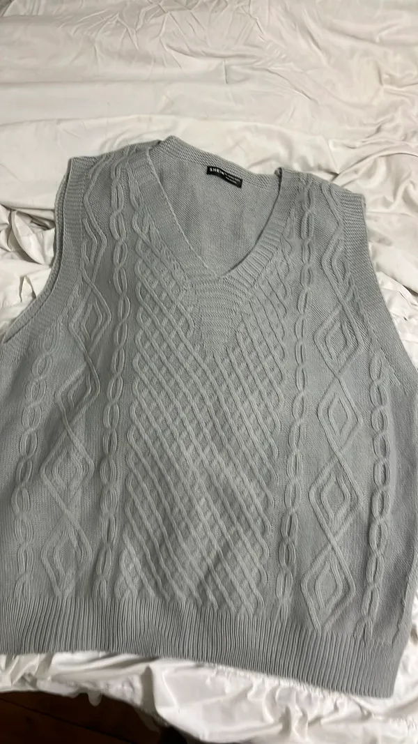 Sweater vest Gray Size L - Image 3