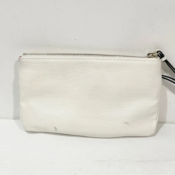 Juicy Couture White Faux Leather‎ Wristlet Clutch Bag - Image 4