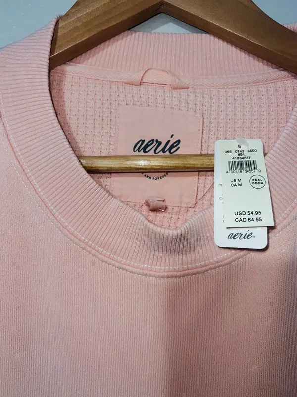 Aerie Women's Oversized Beyond Crew Sweatshirt - Medium - Image 3