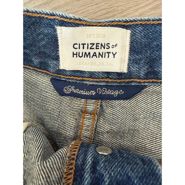 Citizens of Humanity Marlow Vintage Short Raw Hem 2.5" Botanica Cotton NWOT 27 - Image 6