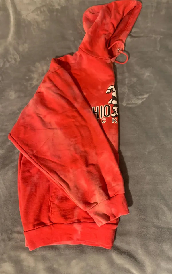 Vintage Ohio State Sweatshirt Red - Image 3