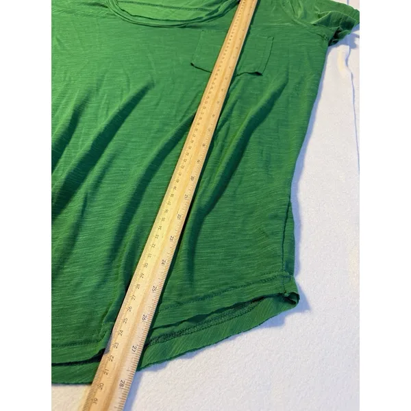 POL Women’s Green Scoop Neck Short Sleeve Shirt Size S (F25) - Image 5