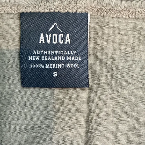 Avoca Merino Wool Cowl Neck Tank Top Sage Green New Zealand Made Small Tank - Image 2