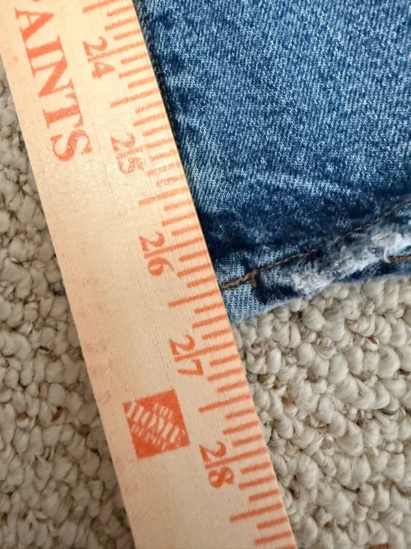 AGOLDE Tony Slim Straight‎ Jeans 29 High Rise Medium Wash Crop Denim - Image 9