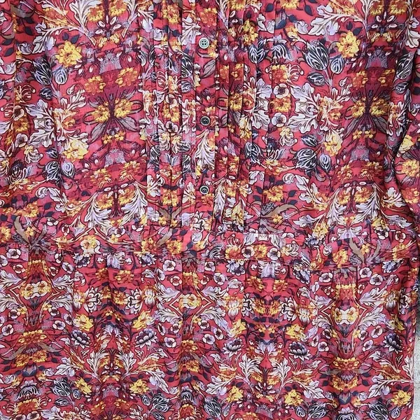 Joe Fresh -1015 vintage floral dress size 10‎ Large - Image 4