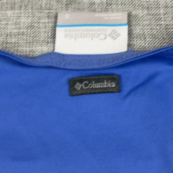 Columbia T-Shirt Dress Womens Small Blue Sleeveless Drawstring Pockets Jersey - Image 9