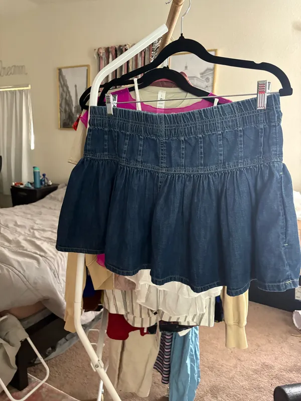 Free People Skirt Denim - Image 4