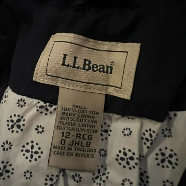 LL‎ bean navy blazer jacket 12 Blue - Image 6