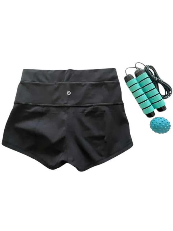 HTF: new Lululemon ॐ Wunder High Waist Yoga Running Short 2" Inseam ॐ Black 8 - Image 12