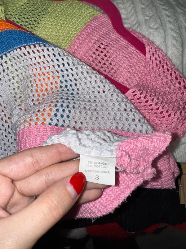 Amazon Crochet Knit Long Sleeve Sweater  - Image 3