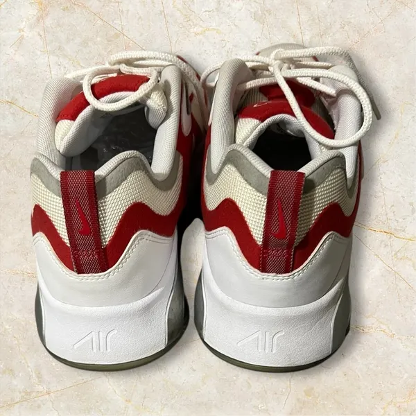Nike‎ Air Max 200 AQ2568-100 White Red Men's Athletic Shoes Size 13 - Image 5