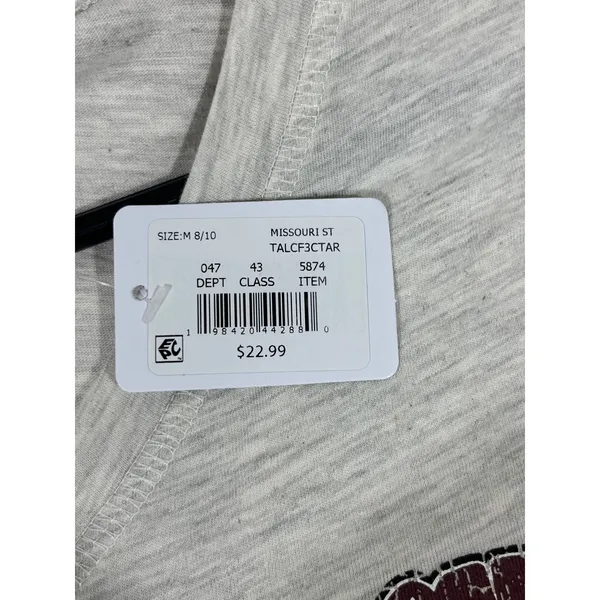 Rivalry Threads Missouri State Bears Tee Womens M Gray Fan‎ Team Spirit Athletic - Image 3