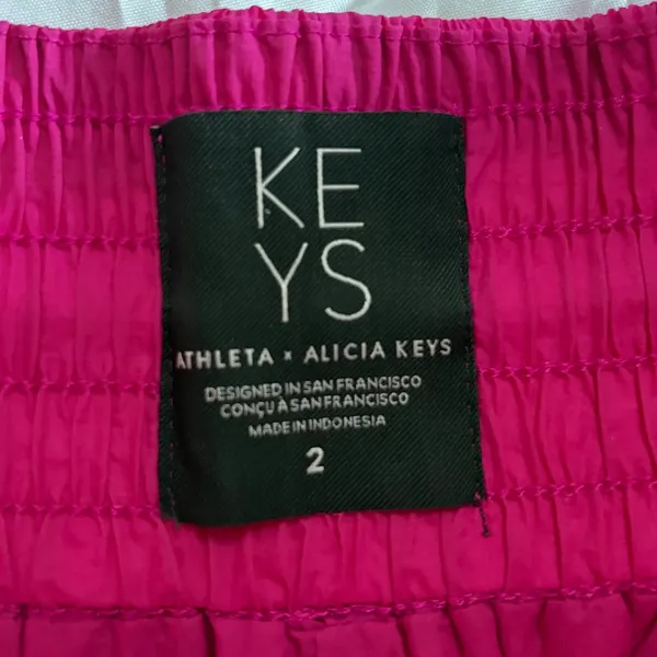Athleta Alicia Keys High Waist Utility Pant Magenta Pink Cargo Joggers Size 2 - Image 4