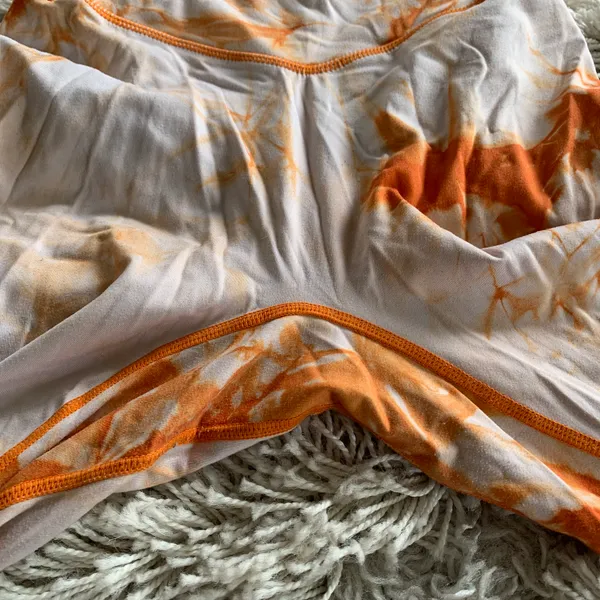 Balance Athletica Orange/White Tie Dye High Waisted Vitality Leggings - Image 8