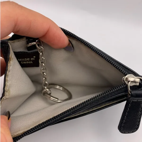 COACH Black Coin Purse Cardholder Wallet - Image 5