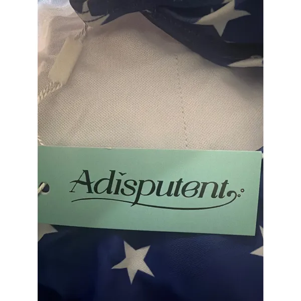 Adisputent Womens Patriotic Stars Stripes Ruffle Bikini Set Blue Red White‎ M - Image 8