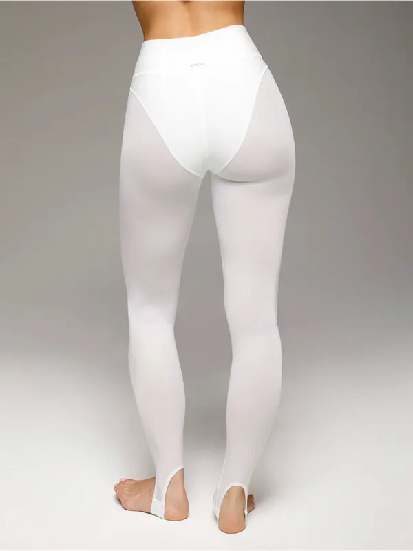 Michi Ambient Stirrup Leggings White - Image 4