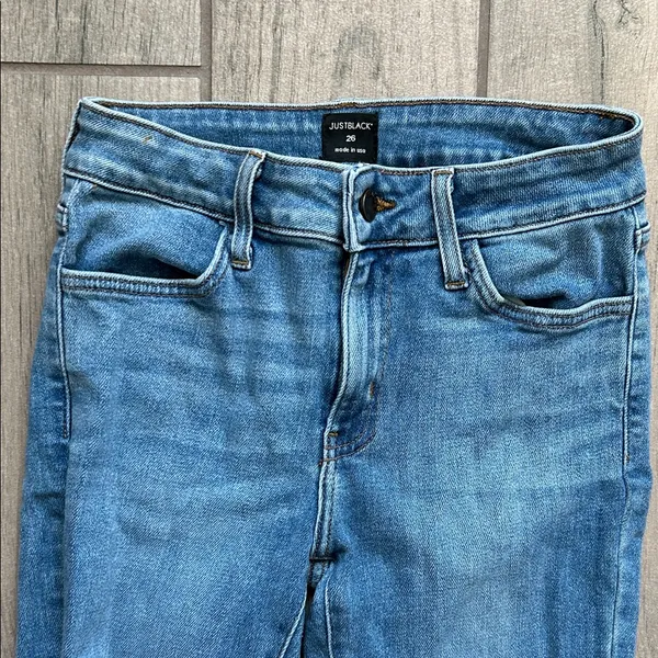 Just Black Light Blue Skinny Jeans - Image 3