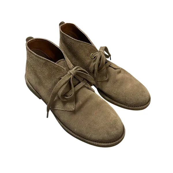 Lucky Brand Emillia Light Brown Suede Leather Chukka Boots - Image 2