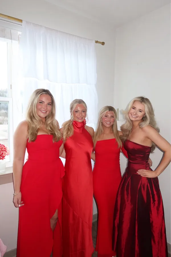 Red Maxi Revolve Dress - Image 3