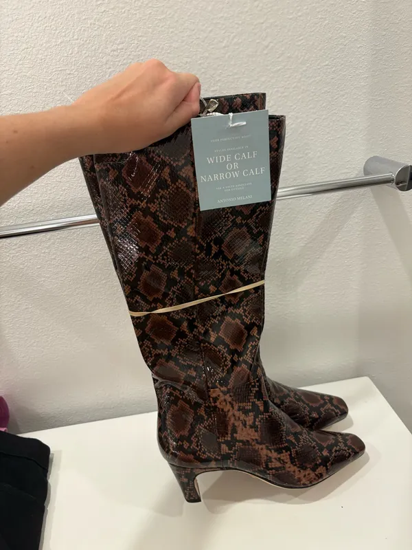 Antonio Melani Snakeskin Boots - Image 5