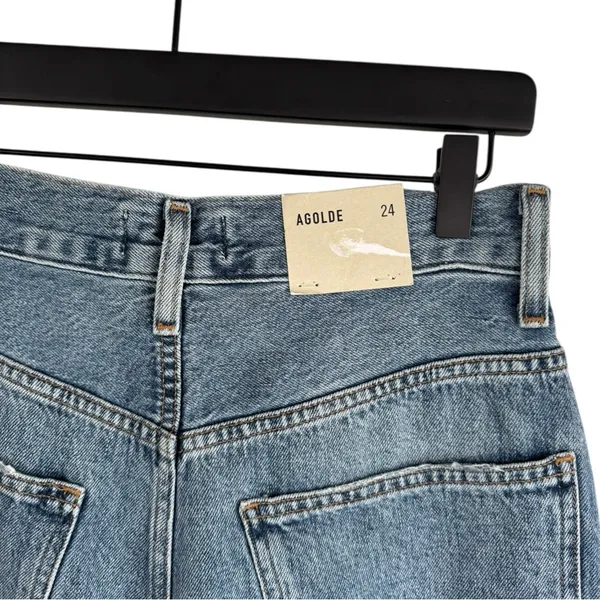 Agolde Valeria High Rise‎ Loose Baggy Jeans Temor Wash 24 - Image 8