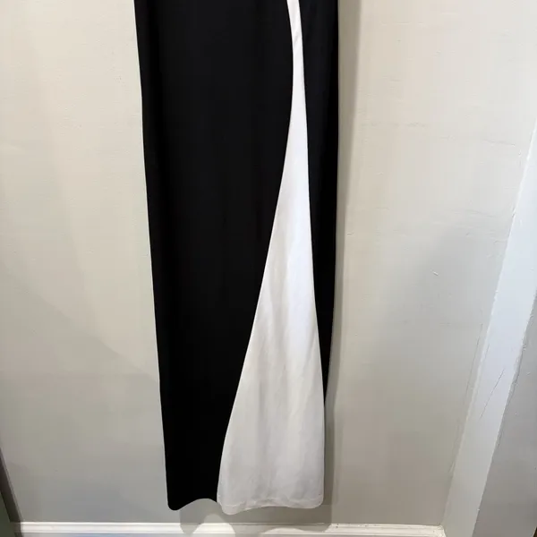 Vintage Jodi Kristopher Maxi Fancy Rom Elegant dress Black White Y2K 90s Size XS - Image 3