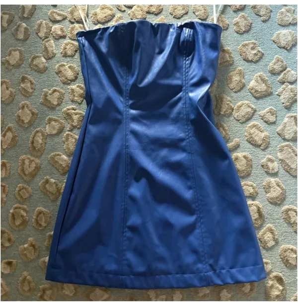 Princess Polly leather blue dress  - Image 2