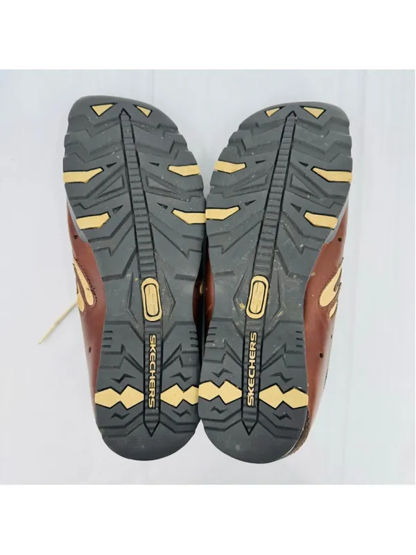 Vtg Y2K Sketchers Sneakers Bowling Shoe Brown Leather Women's 7.5 Retro Grunge - Image 10