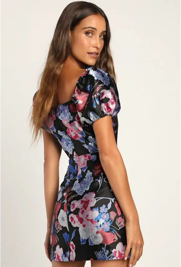 Lulus Floral Mini Dress - Image 3