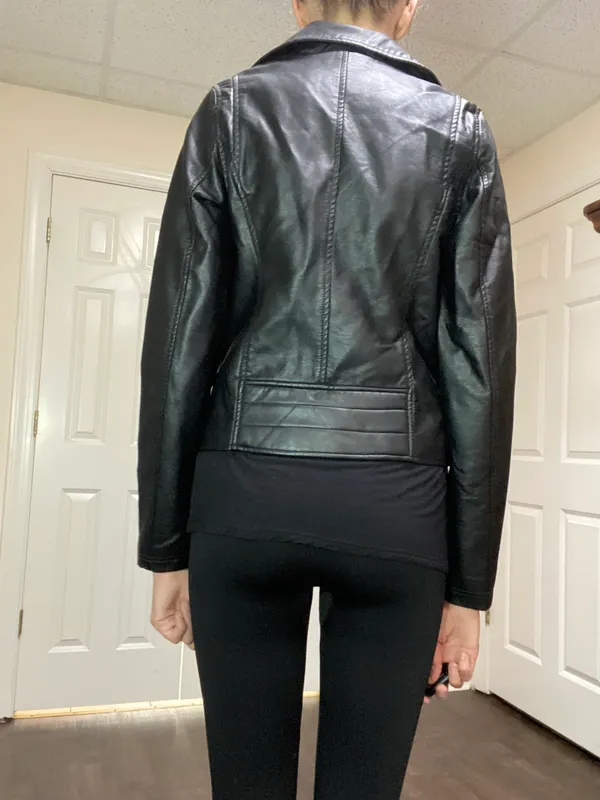 Missguided TALL faux Leather Jacket - Image 8