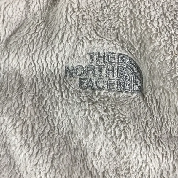 The North Face Jacket Womens Small White Full Zip Fuzzy Osito‎ Sweater Ladies - Image 3
