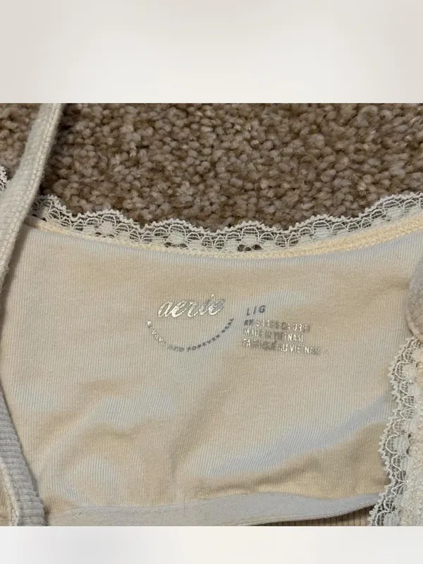 Aerie Lace Trim Cami Size Large - Image 2