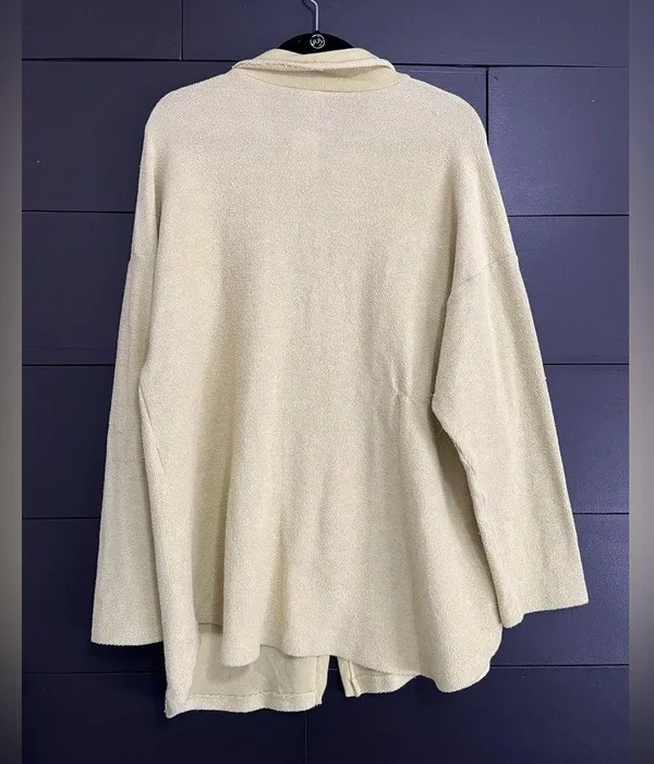 BUCKET LIST SCHEELS Oversized Shacket Button Down Coat Cover Up NWT Women’s L - Image 3