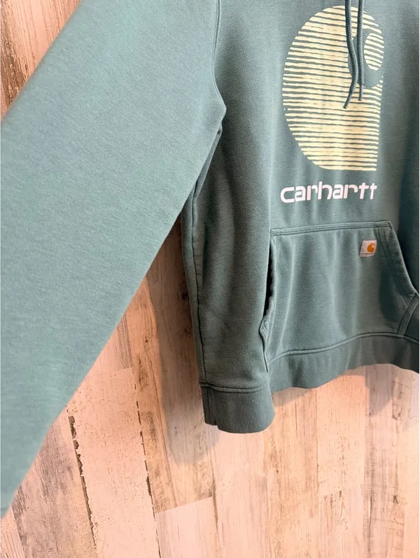 Carhartt Rain Defender Women’s Large Green Relaxed Fit Graphic Hoodie - Image 5
