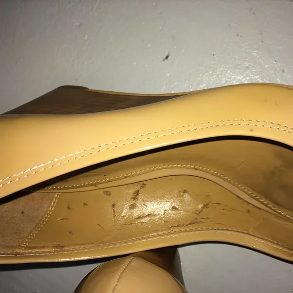 Coach Perry Peep Toe Wedge Sz 5.5 - Image 4